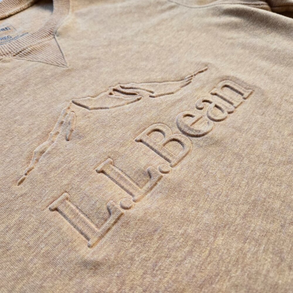NWOT L.L. Bean Embossed Sweatshirt XS - Picture 2 of 11